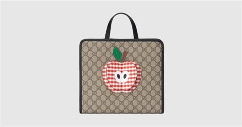 gucci children's tote bag with apple|Gucci Girls Bags .